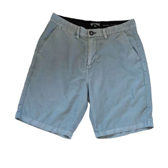 Billabong Shorts Men's 29 Hybrid Submersibles Flat Front Pocket Blue Green - Picture 1 of 8